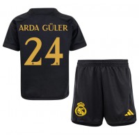 Real Madrid Arda Guler #24 Tredjeställ Barn 2023-24 Korta ärmar (+ Korta byxor)